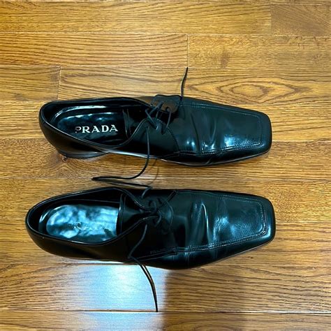 prada derby|prada men's lace up shoes.